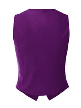 Load image into Gallery viewer, Charlene Purple Cropped Vest