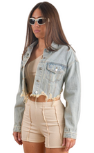 Load image into Gallery viewer, LOVE Pride Denim Jacket