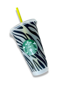 Animal Print Starbucks Cups