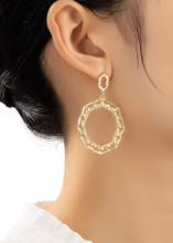 Load image into Gallery viewer, “Link Up” Chain Hoop Earrings